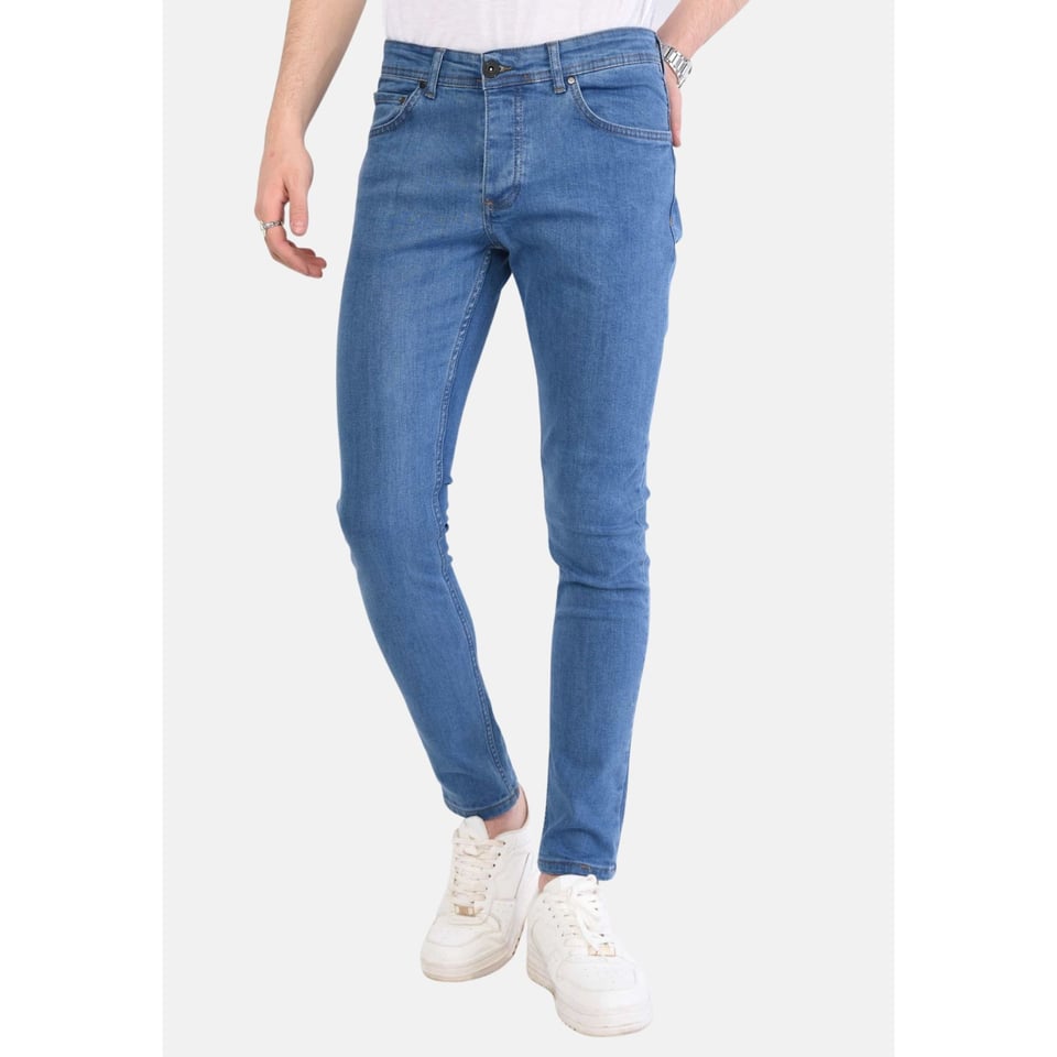 Heren Slim Fit Klassieke Spijkerbroek - DP/S-55 NW - Blauw