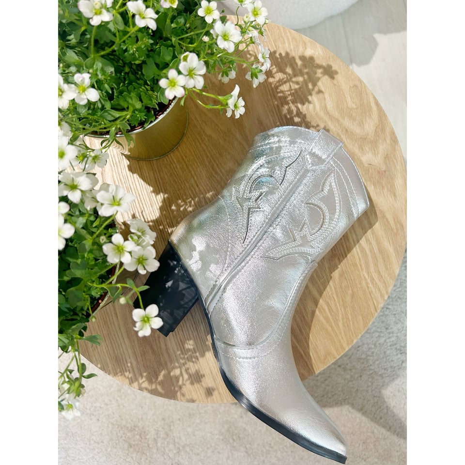 New trend Silver Boots