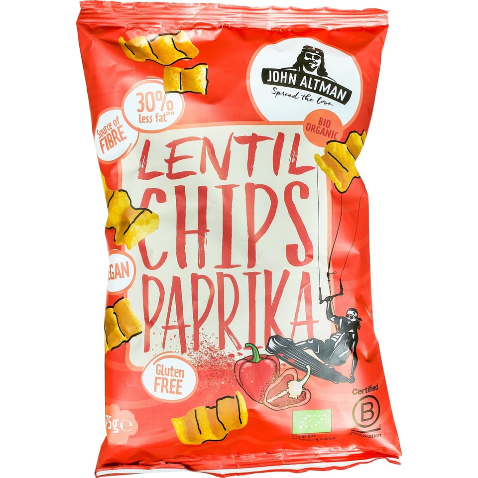 Linzenchips Paprika