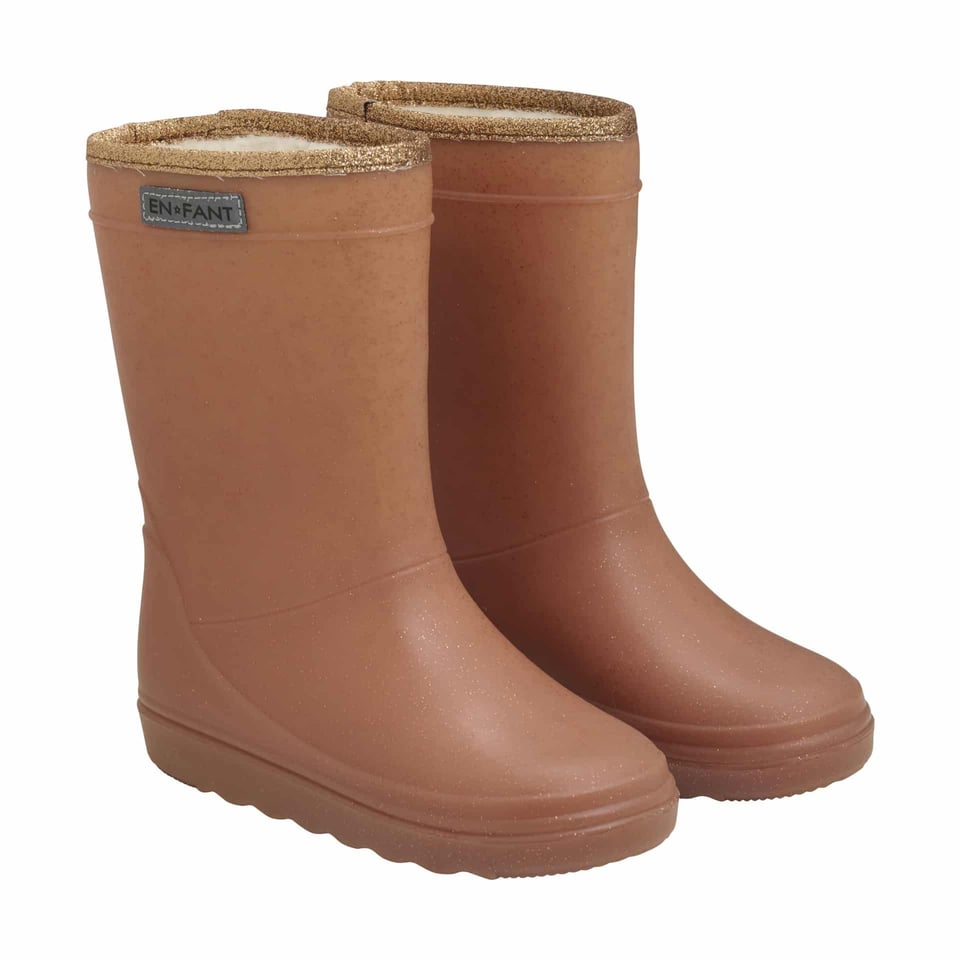 Enfant Thermo Boots Glitter Mocha Bisque