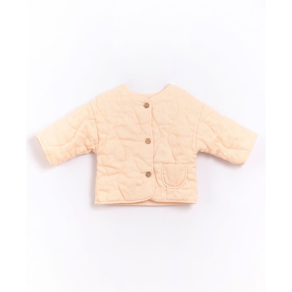 Play Up - Linen jacket with button openings  Basketry