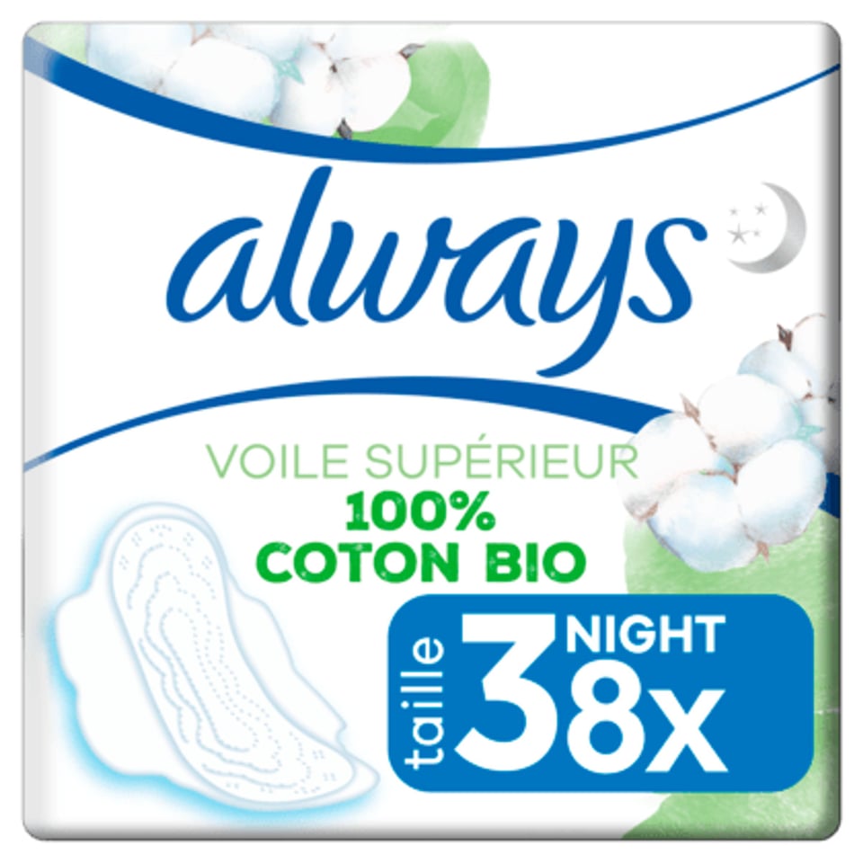 Always Cotton Protection Night Maandverband