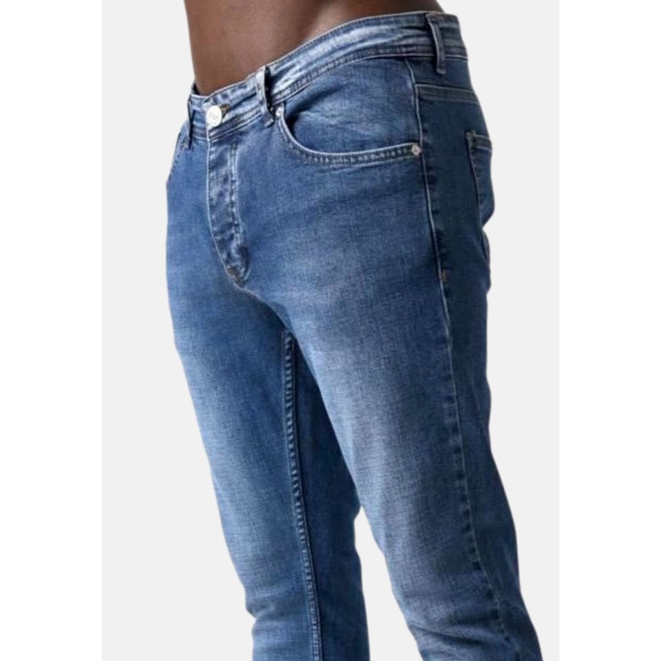 Klassieke Heren Jeans Slim Fit - DC-018 - Blauw