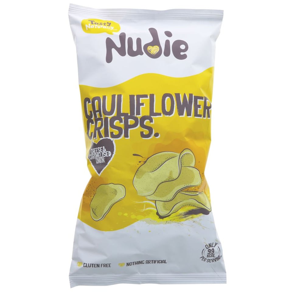 Nudie Snacks Cheese & Caramelised Onion 80g