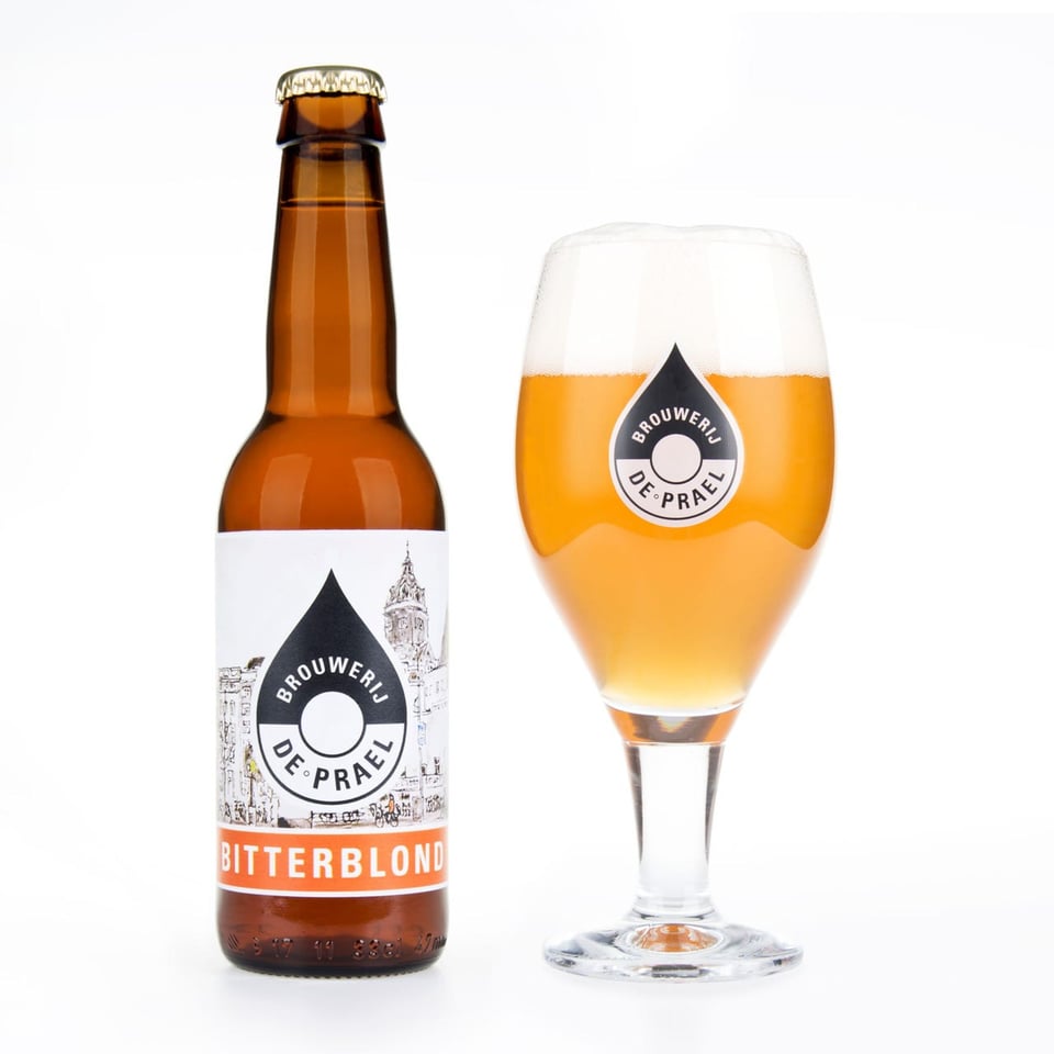 Brouwerij De Prael Bitterblond Bier 6 Stuks