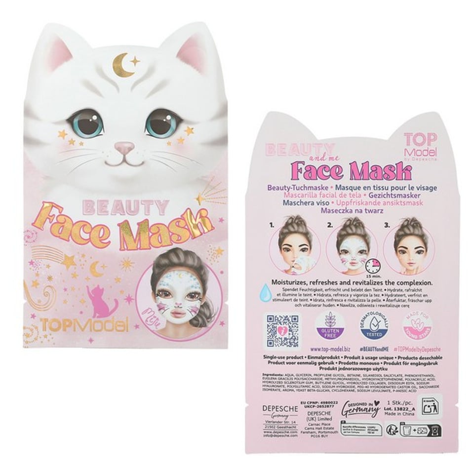 TOPModel Gezichtsmasker Beauty Kat Miju