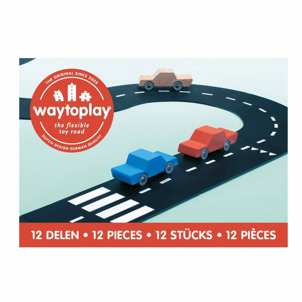 Waytoplay Flexibele Autobaan - 12 Delen