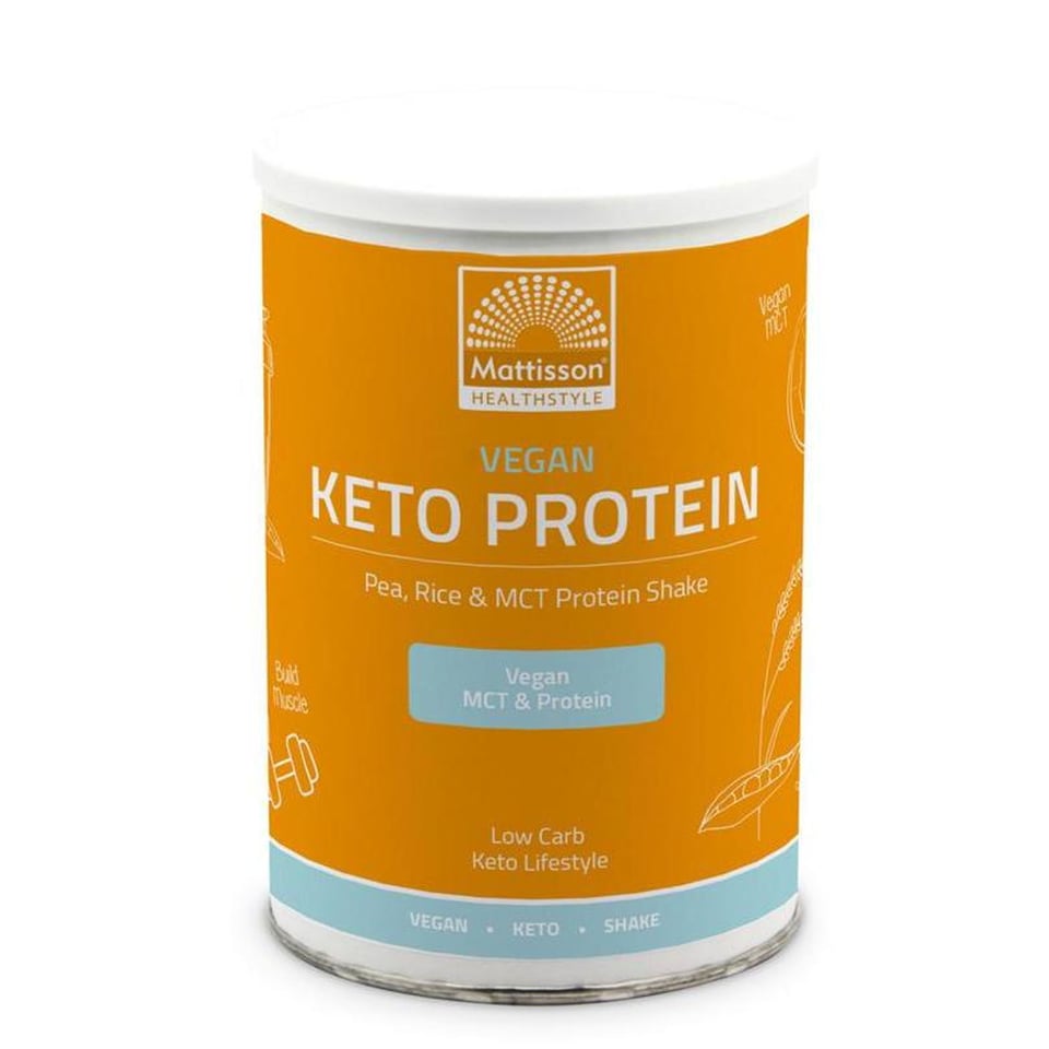 Vegan Keto Protein Shake - Pea, Rice & MCT