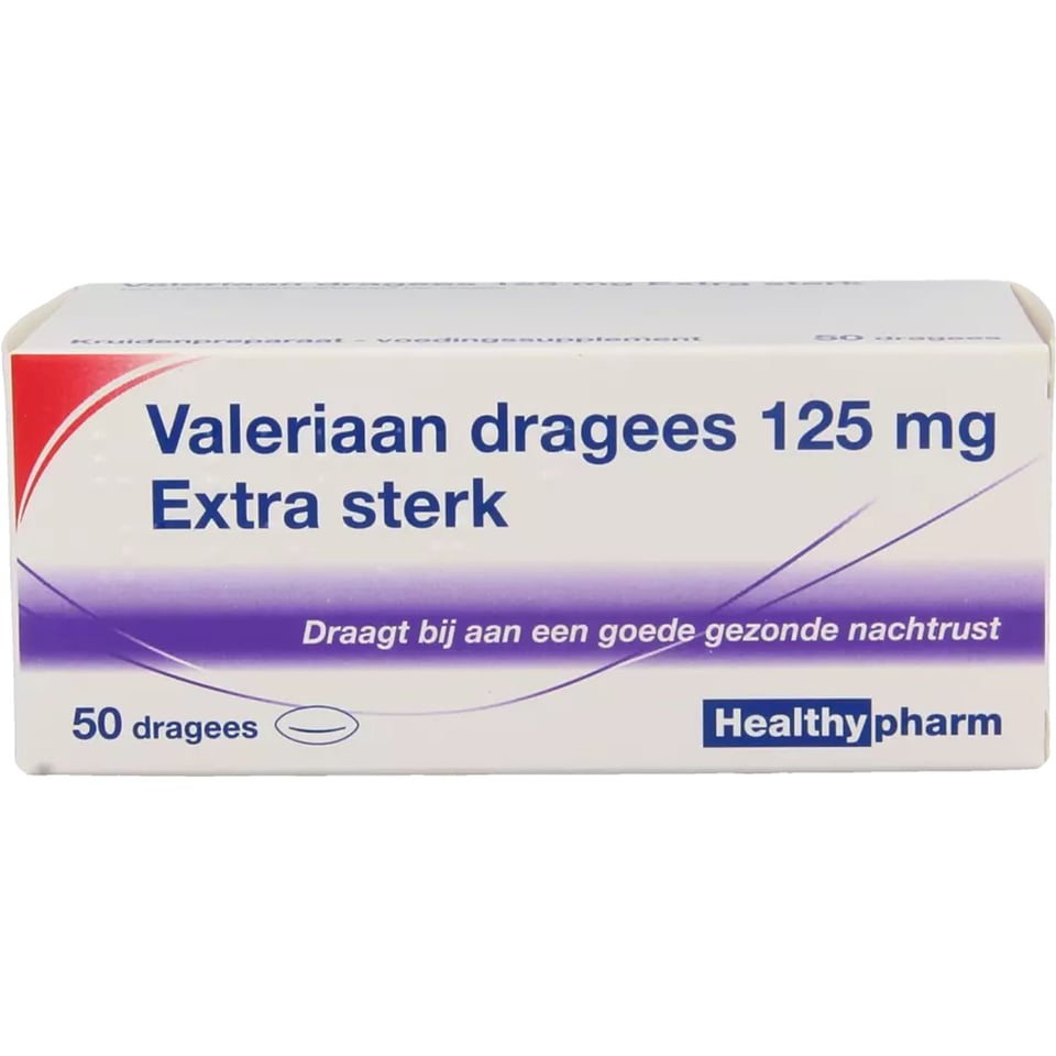 Healthypharm Valeriaan Dragees 125mg Es 50st