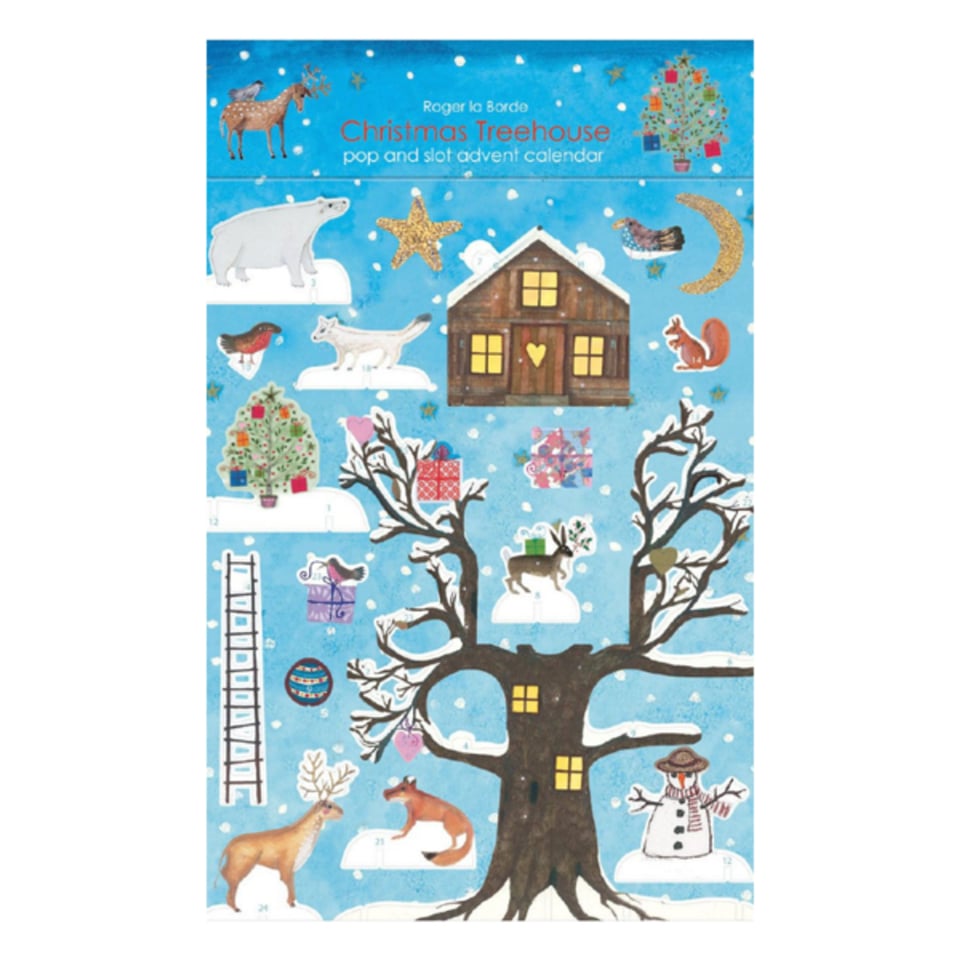 Roger La Border Christmas Treehouse 3D Advent Kalender
