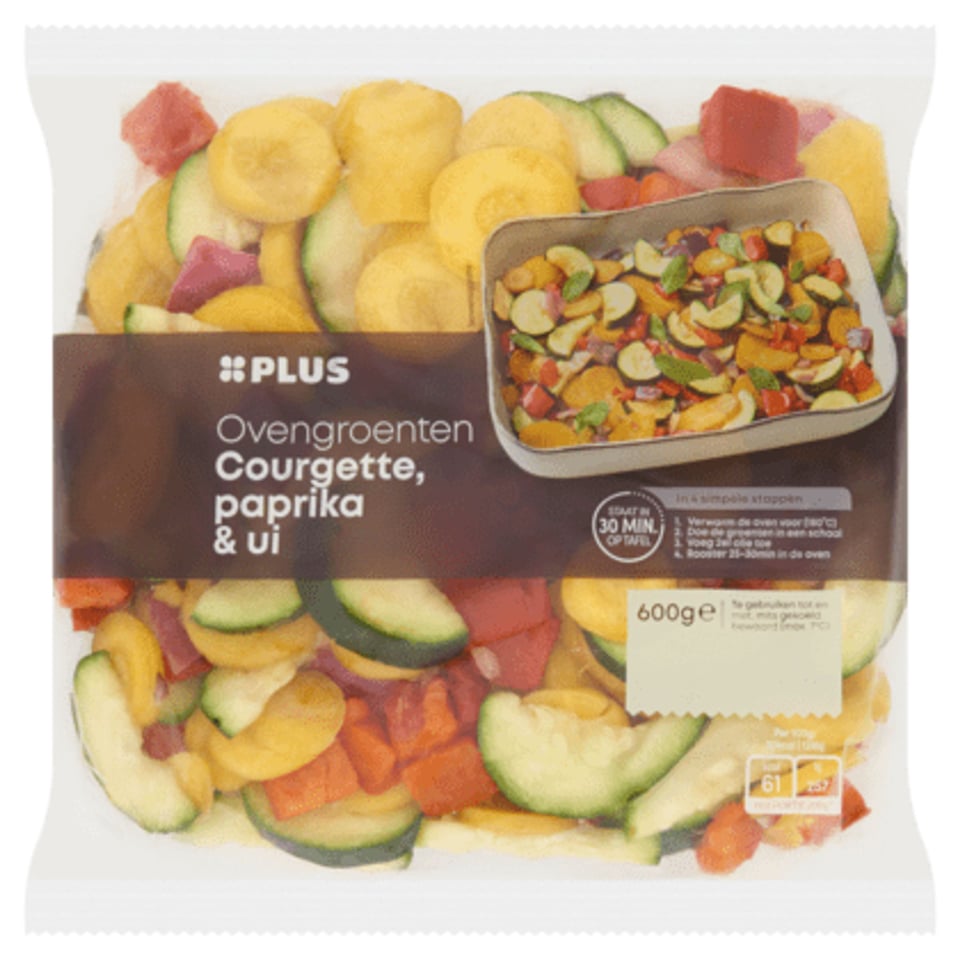 PLUS Ovengroenten Courgette Paprika Ui