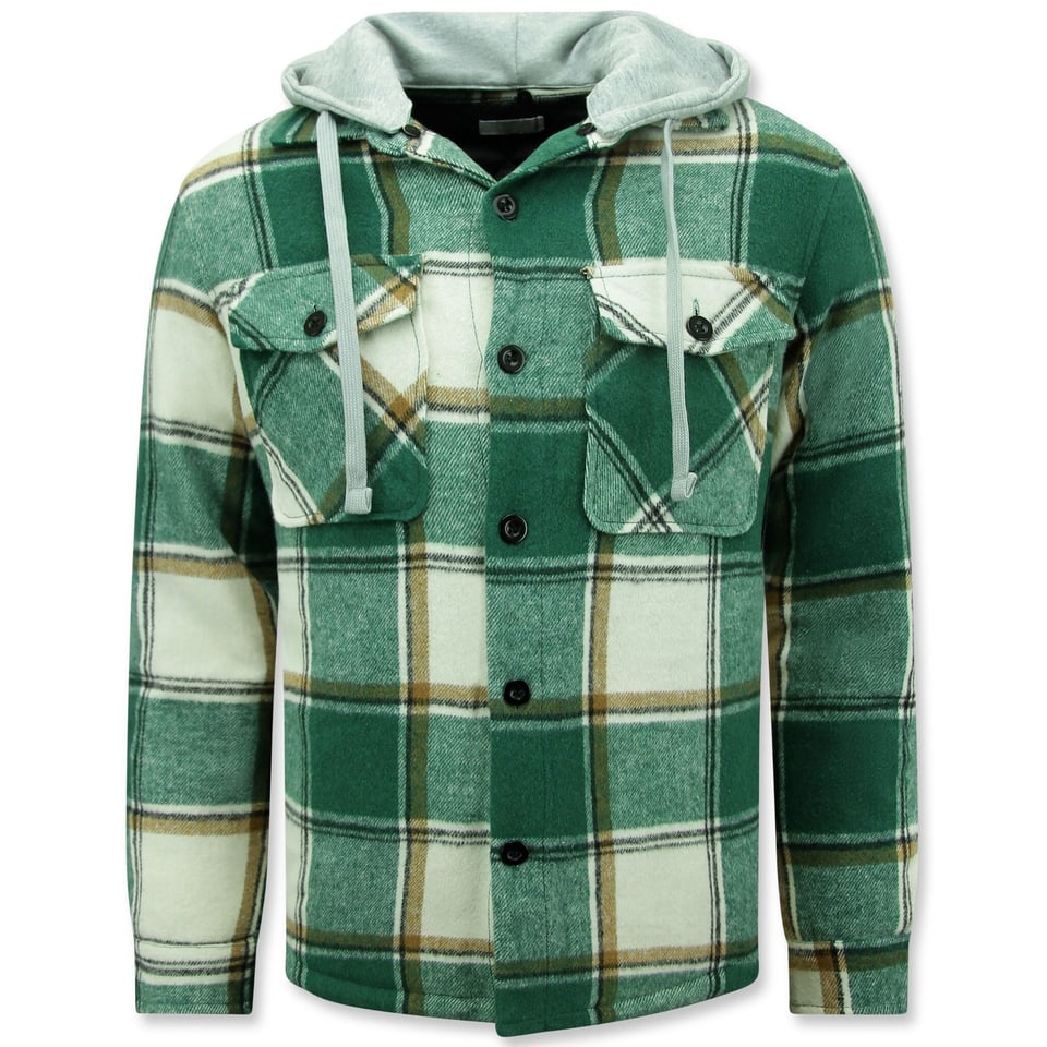 Houthakkers Vest Heren Gevoerd -7969 - Groen