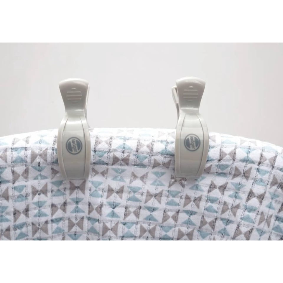 Lodger Swaddle Clips 4-Pack Grey
