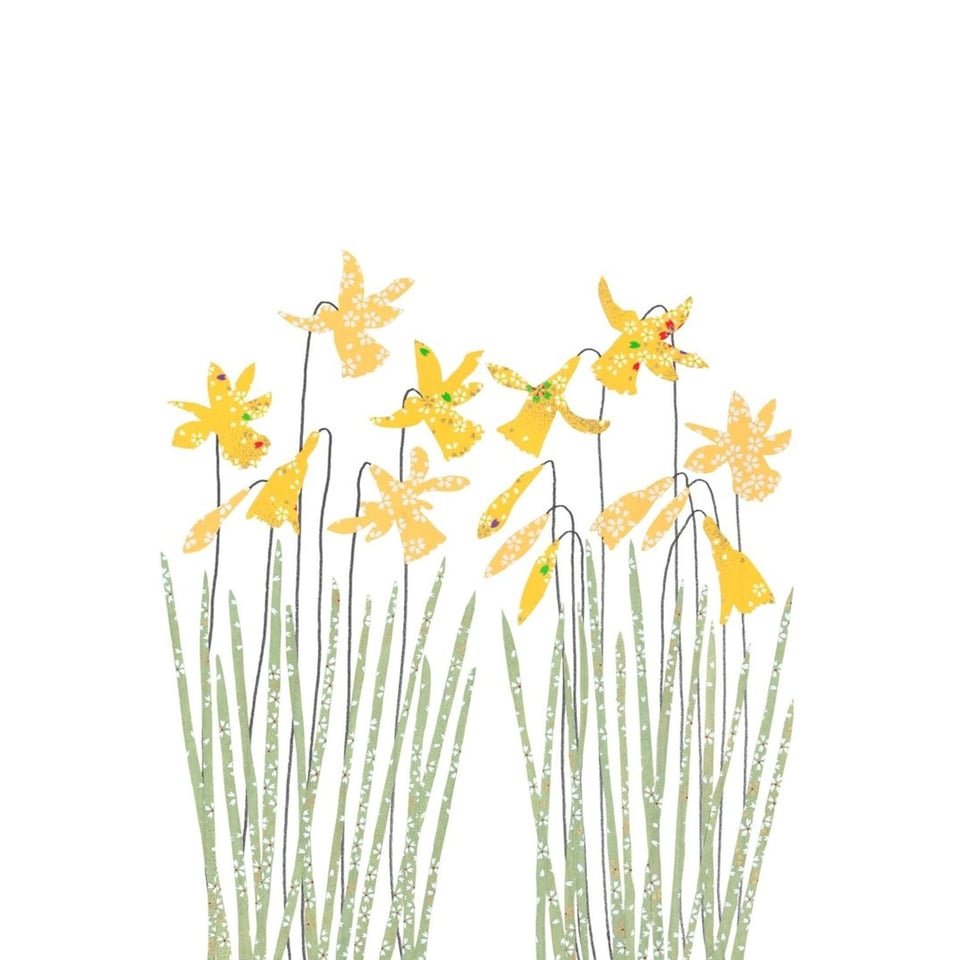 Dubbele Kaart Daffodils