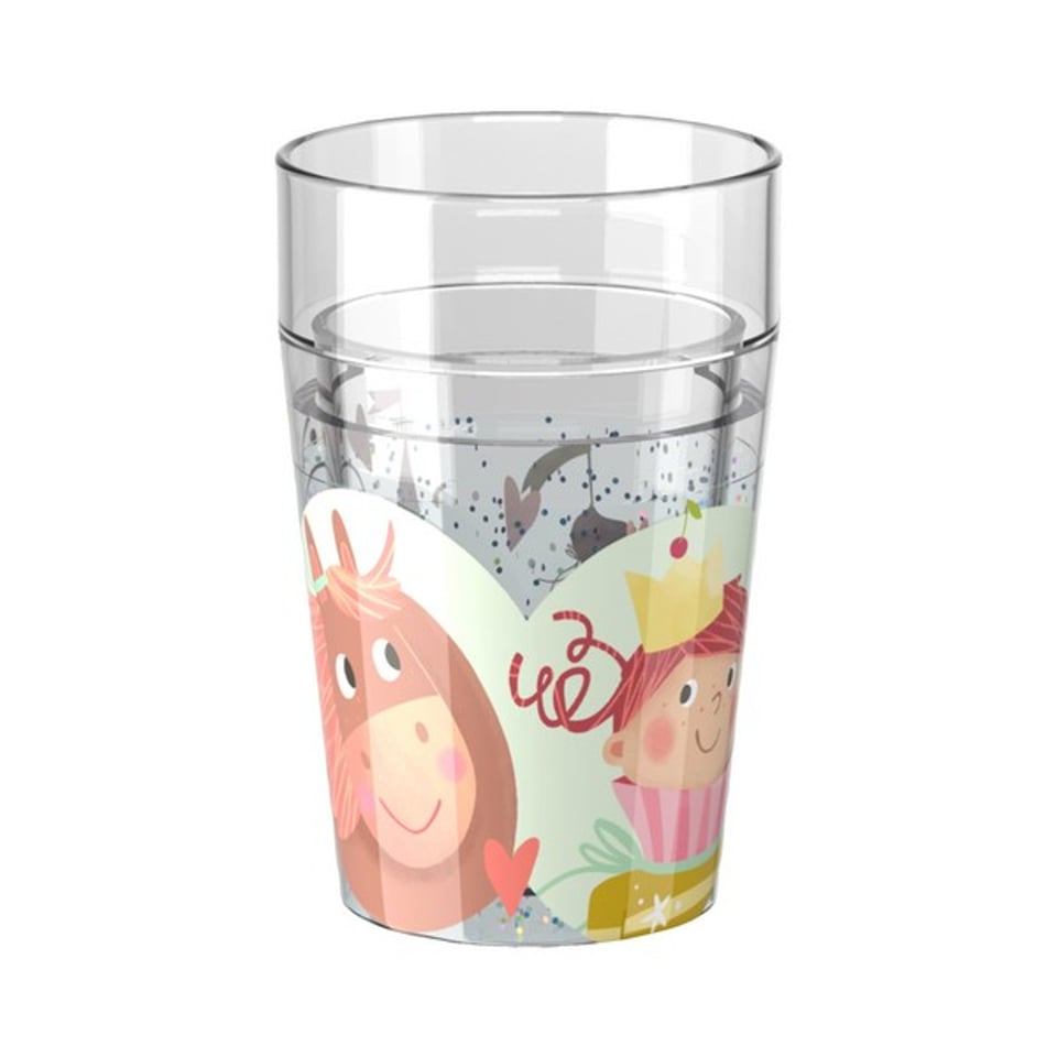 Glitterbeker Prinses en Paard