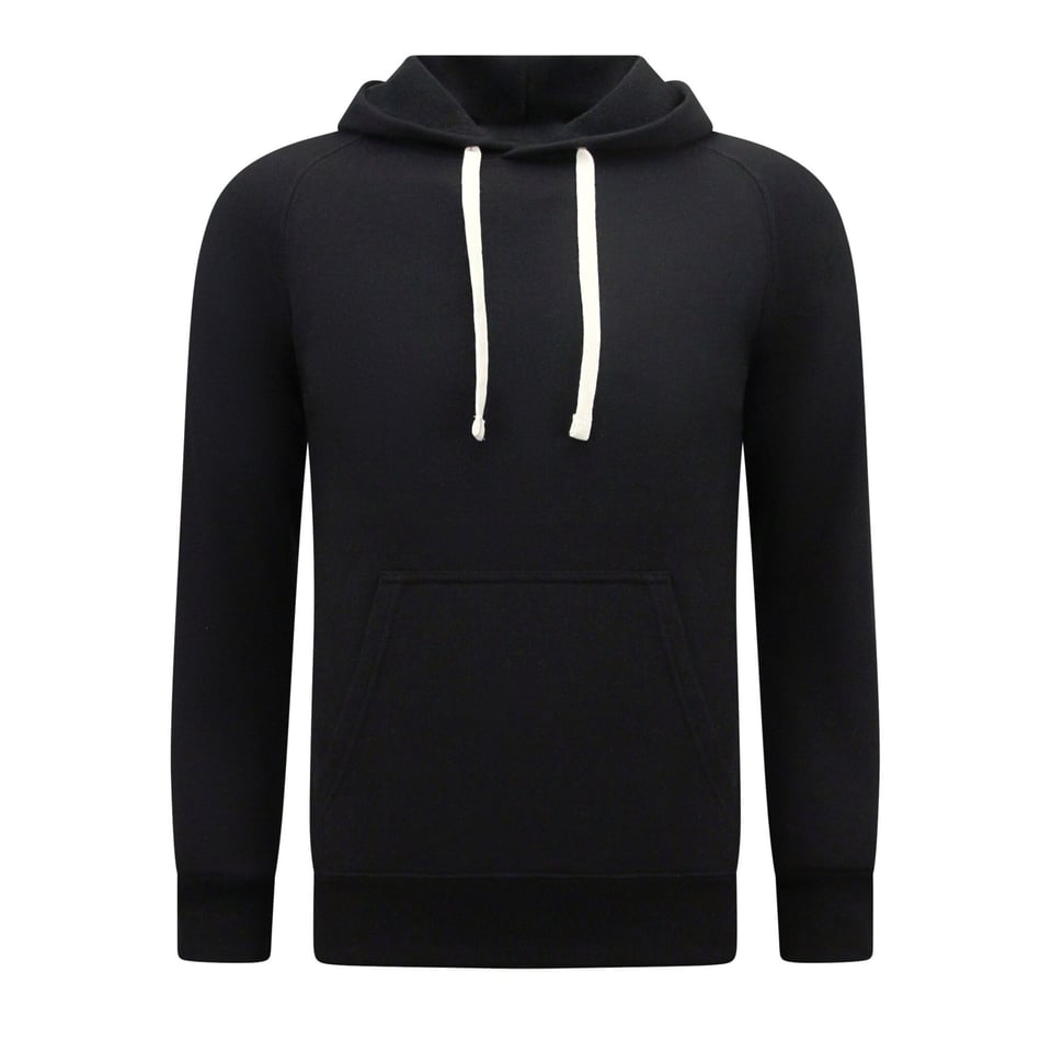 Hoodie Heren - Sweat Short Heren - SET - Zwart