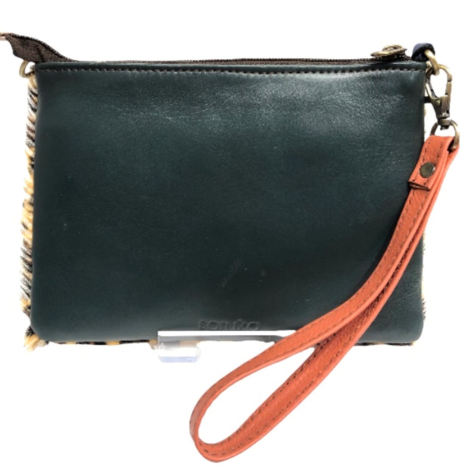 Soruka Leren Tasje - Clutch Print
