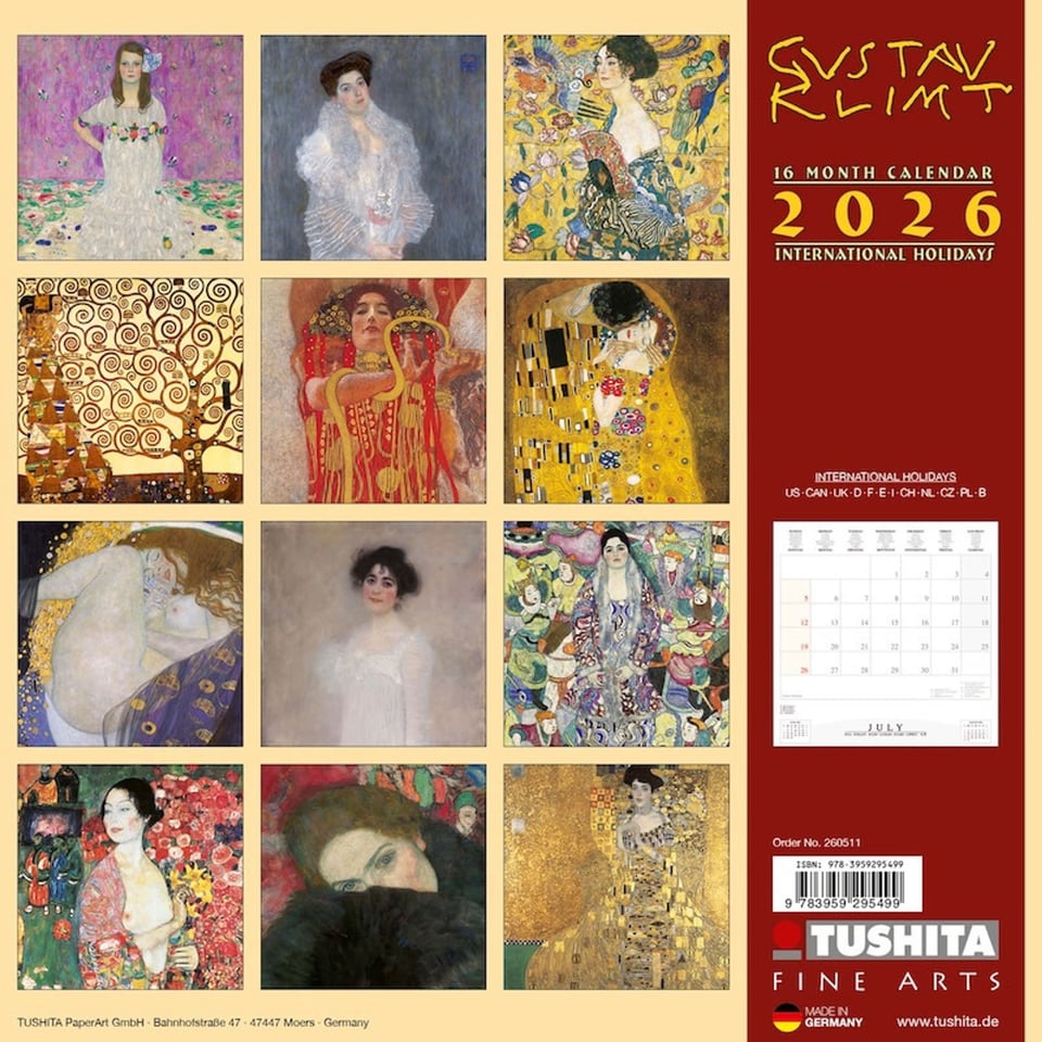 Gustav Klimt Kalender 2026