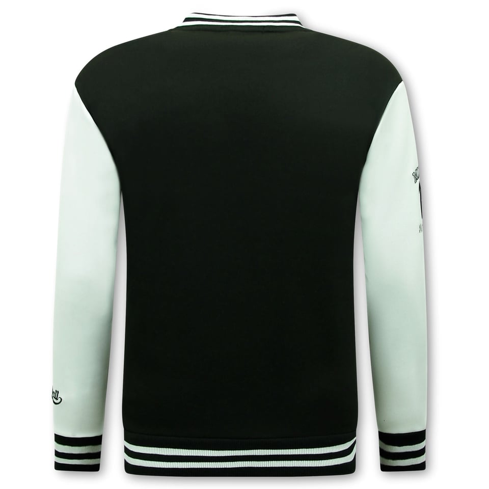 College Jacket Heren - Baseball Jacket - 902 - Zwart