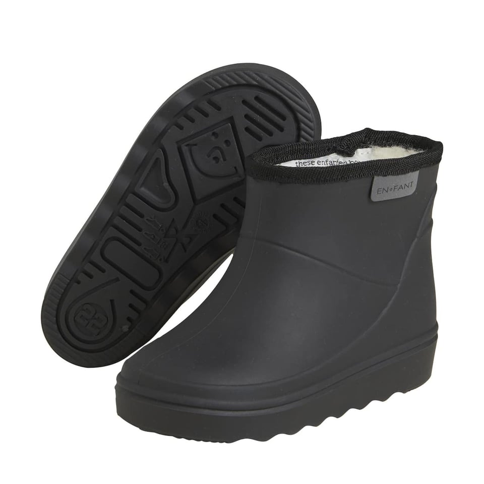 Enfant Thermo Boots Short Solid Black
