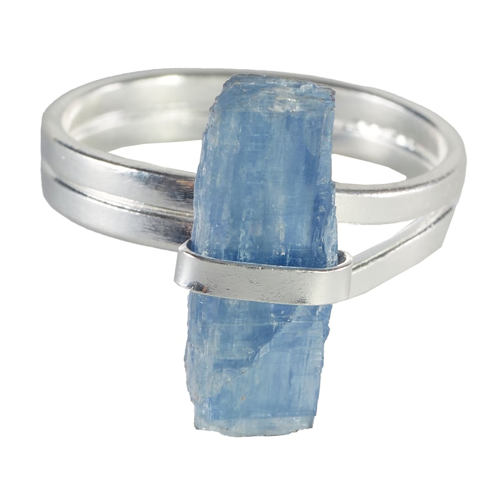 Blue Kyanite Ring Adjustable
