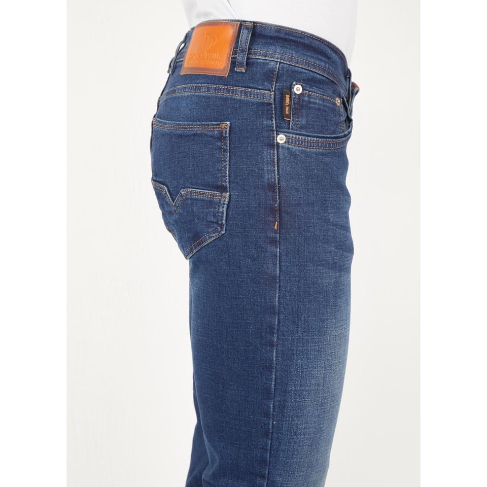 Donkerblauwe Jeans Heren Regular Fit - DP05 - Blauw