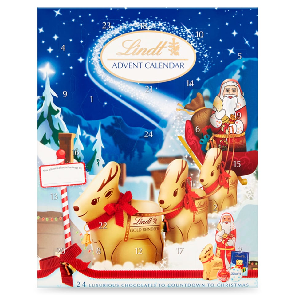 Lindt Advent Calendar 160g Peddler