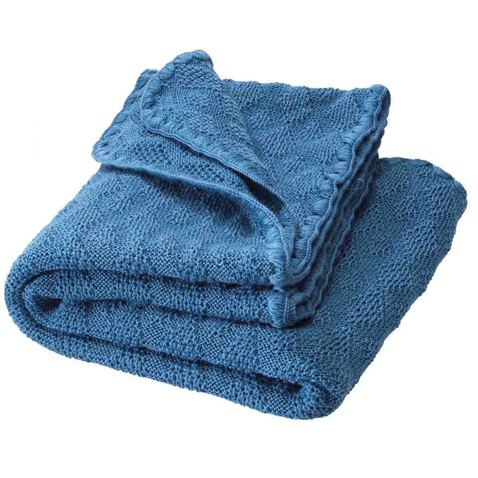 Wollen Baby Deken - Dove Blue (Disana)