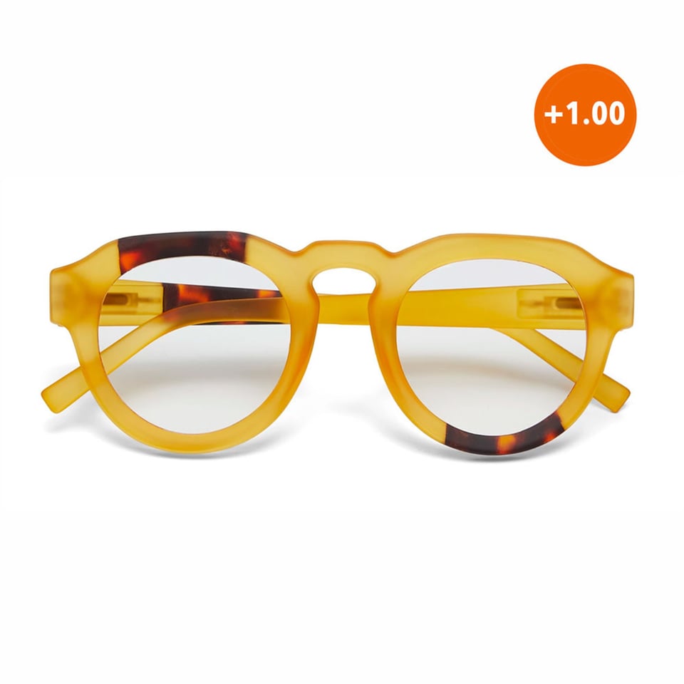 Leesbril ZENO Round Yellow Havana OK042Y3H