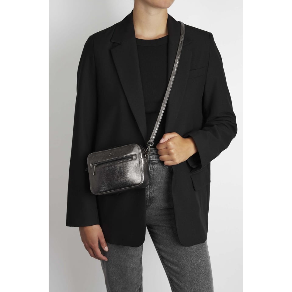 Markberg Elea Crossbody Bag - Grain Gunmetal