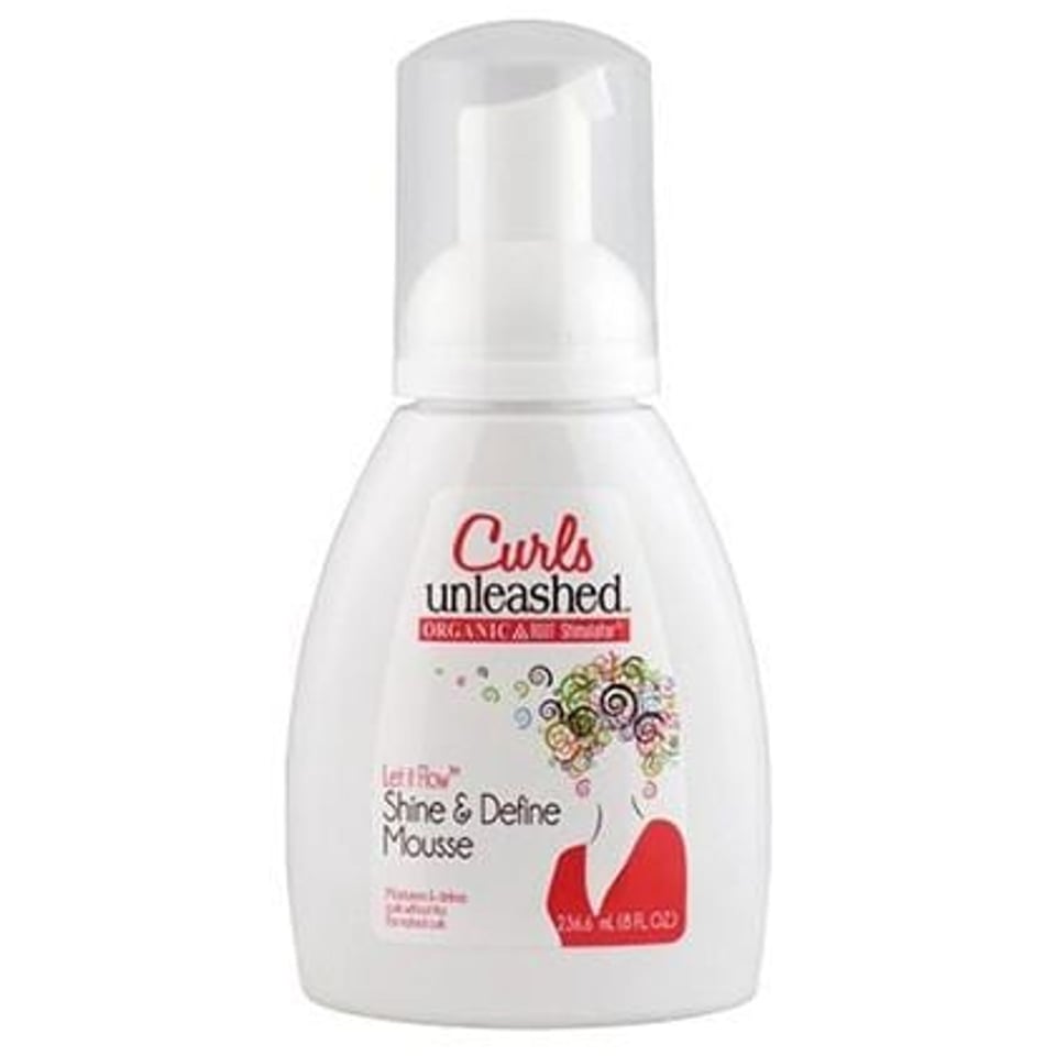 Curls Unleashed Let it Flow Shine Define Mousse 236,6 ml