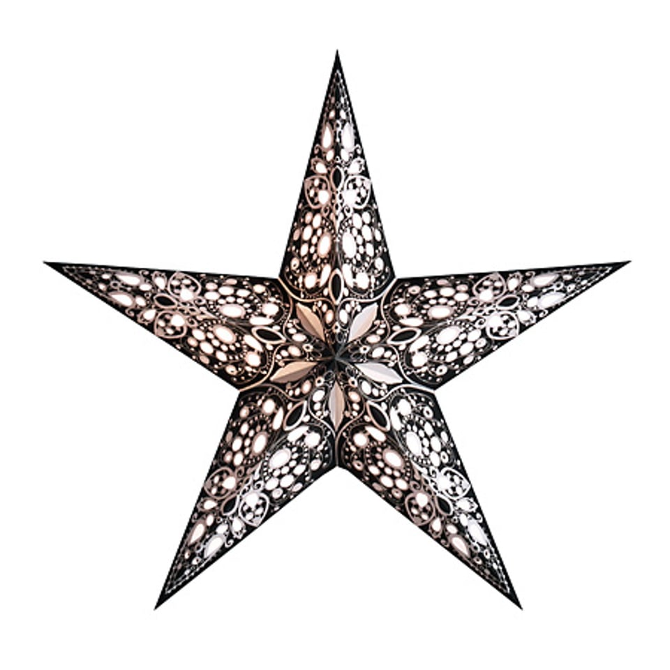 Van Verre Kerstster Lamp Rani Zwart