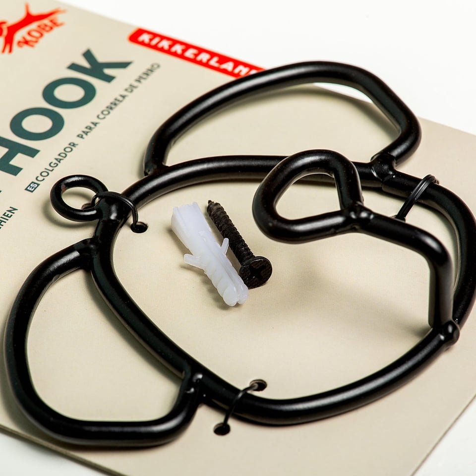 Dog Leash Hook Kobe - black