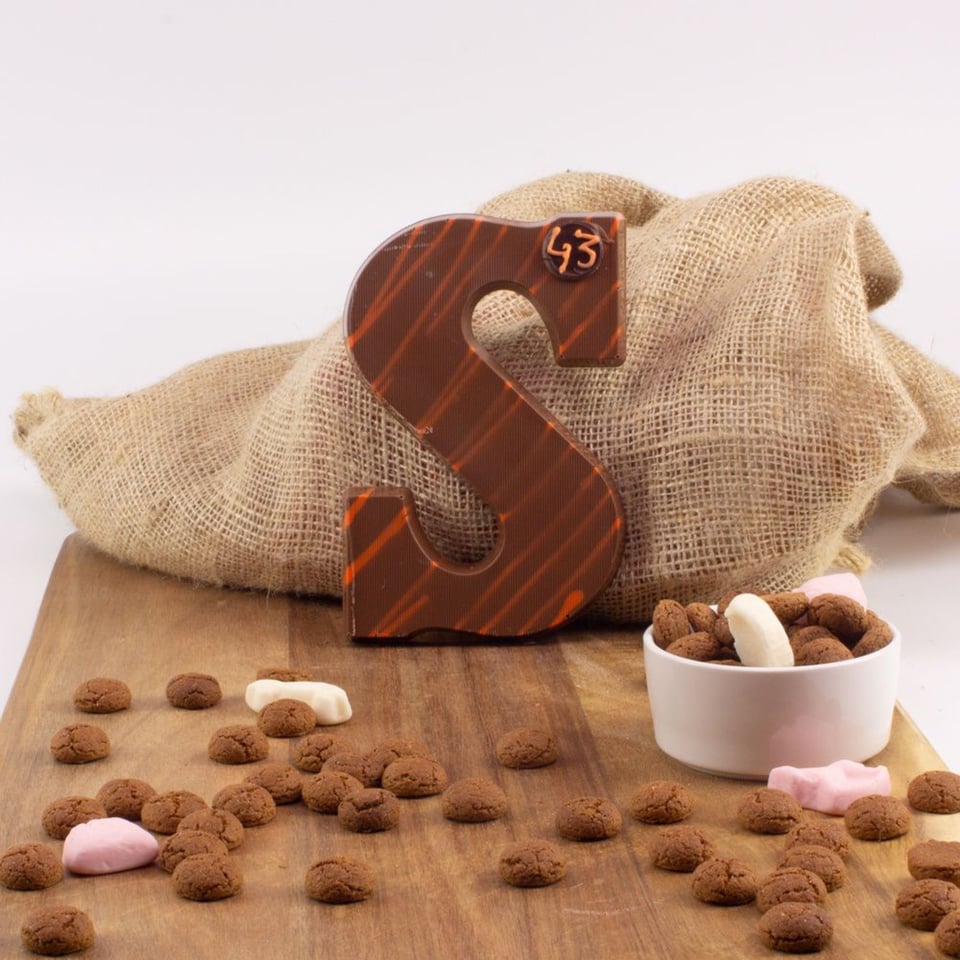Chocoladeletter Licor 43 S - Melk - 200 Gram - Ambachtelijk Handgemaakt