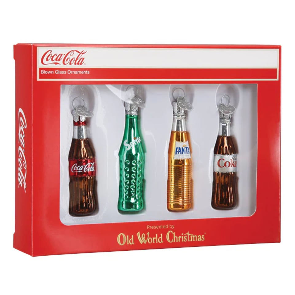 Kerstbal Coca-Cola Serie Mini Set Van 4