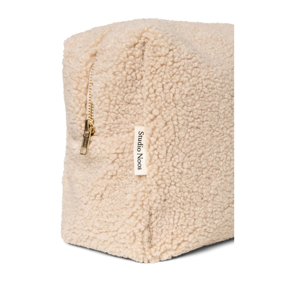 Teddy Toiletry Bag  Ecru - Ecru / OS