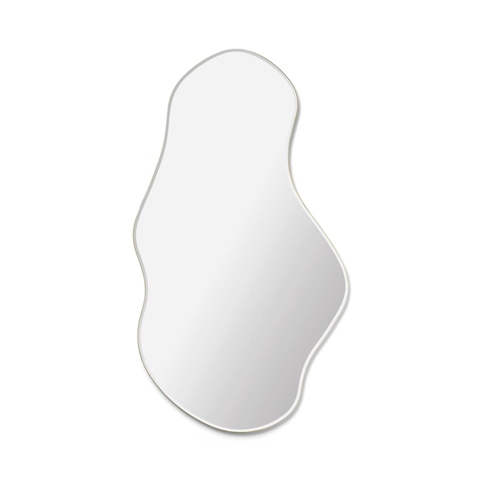 Ferm LIVING Pond Spiegel L Messing