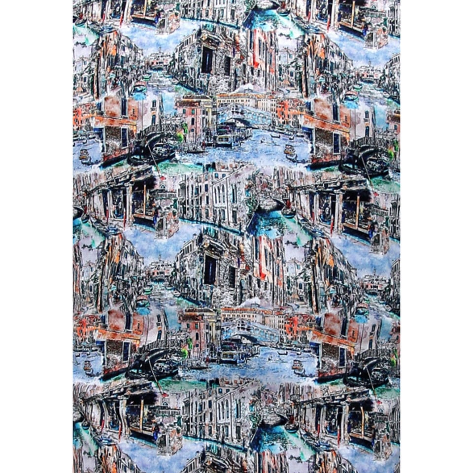Overhemden Met Schilderij Print Heren - 3117 - Groen