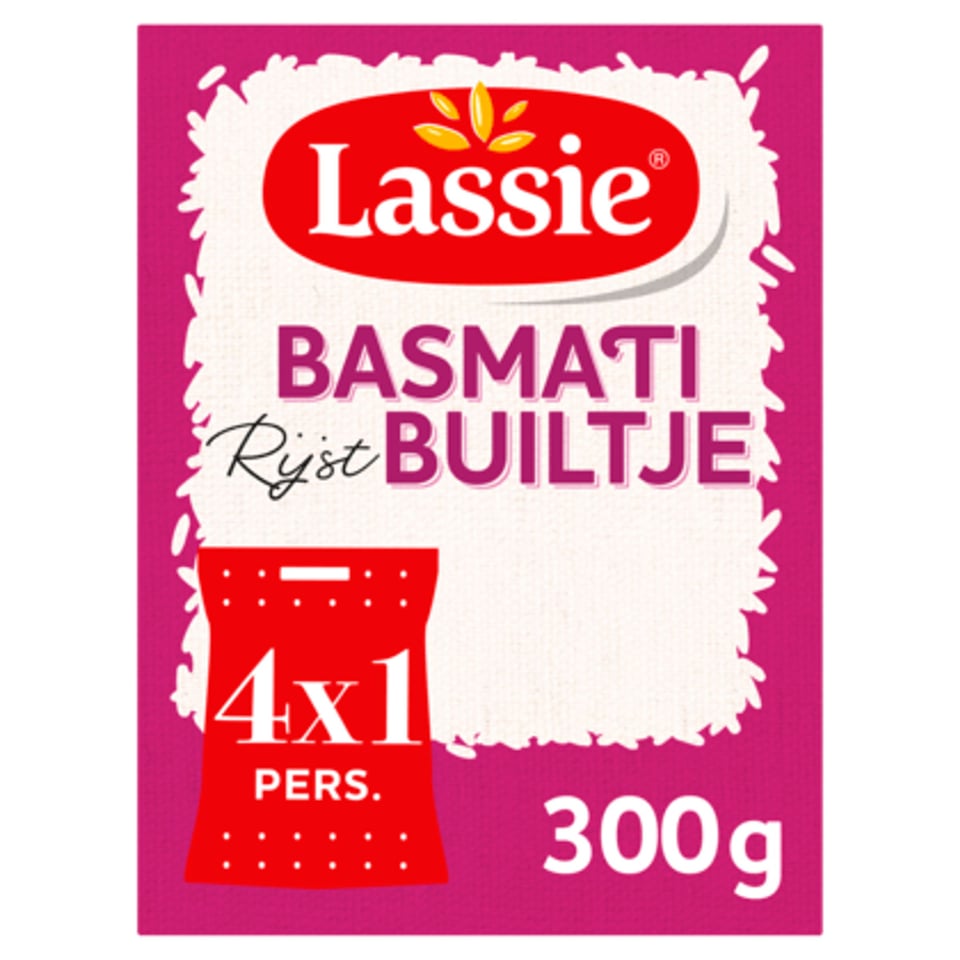 Lassie Builtjes Basmatirijst 1 Persoon