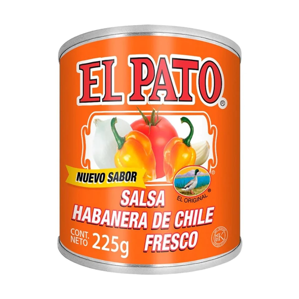 El Pato Salsa Habanera De Chiles Fresco 225G