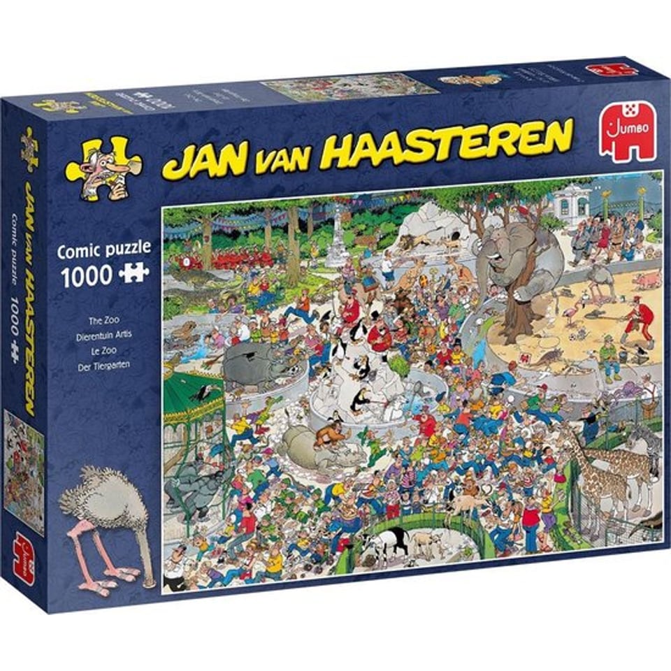 Jan Van Haasteren Puzzel Dierentuin Artis 1000 Stukjes
