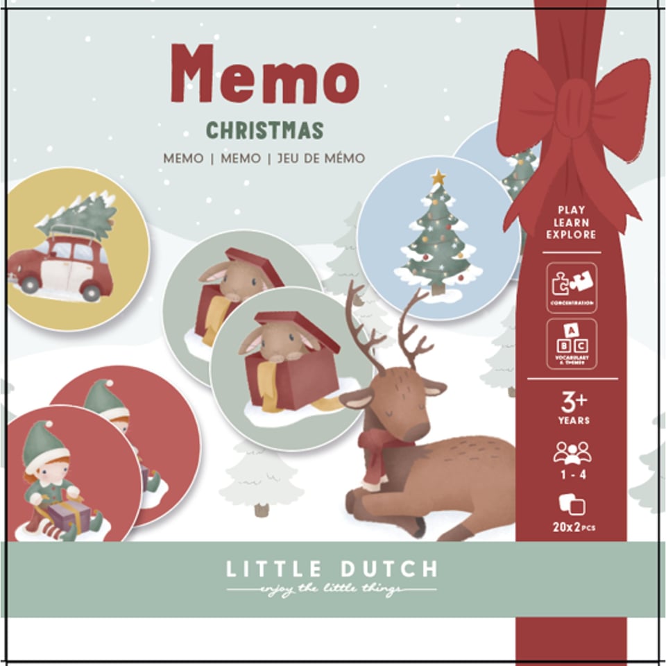 Little Dutch Kerst Memo Spel