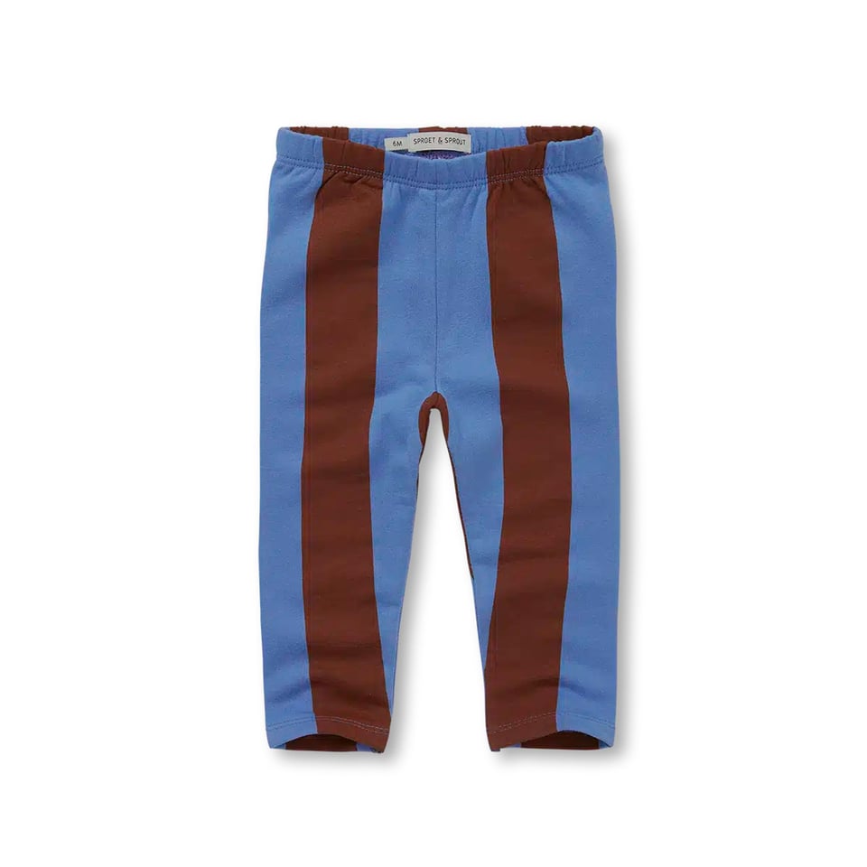 Sproet & Sprout Legging Block Stripe Brown