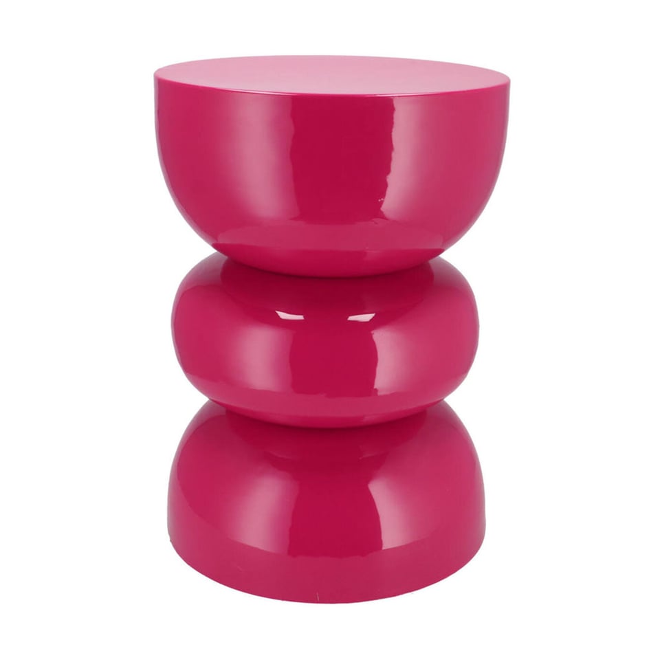 Bijzettafel & Kruk Sephora Jolly Fuchsia Metaal 32x45cm