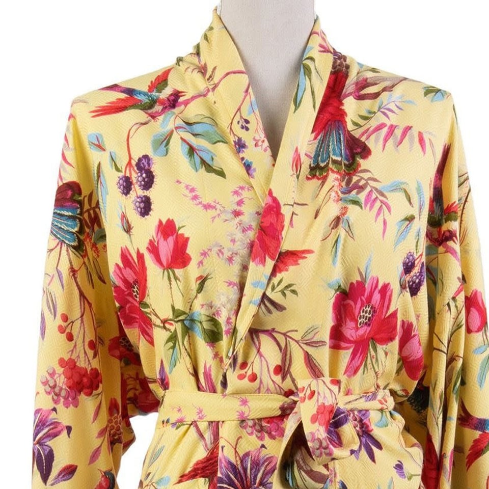 Kimono Royal Paradise Banana Viscose One-Size