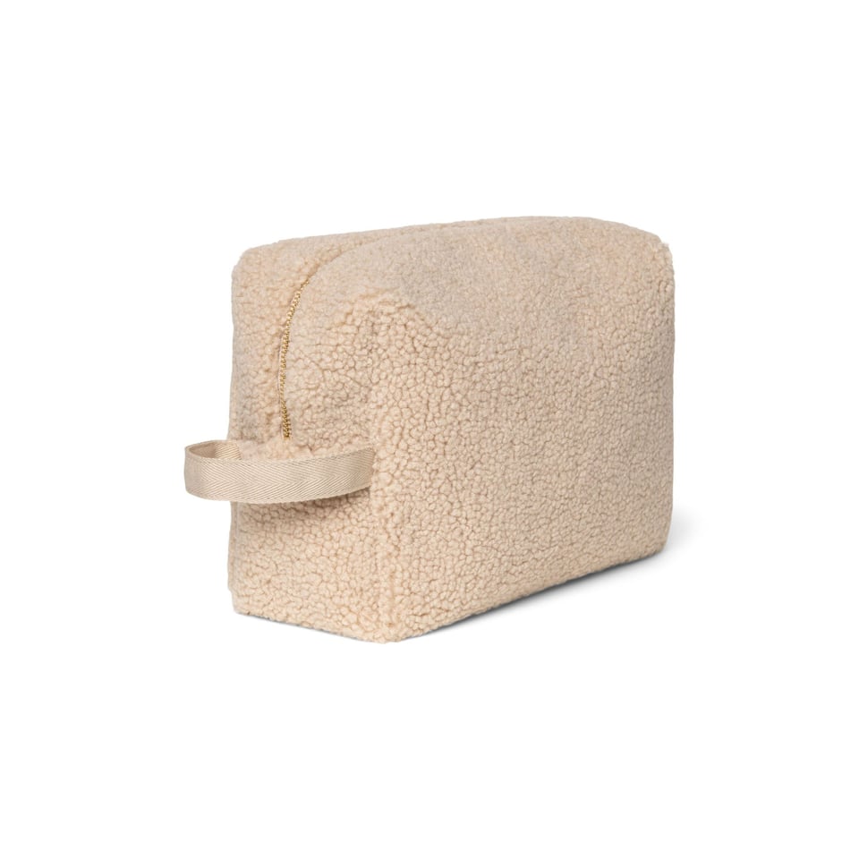 Teddy Toiletry Bag  Ecru - Ecru / OS