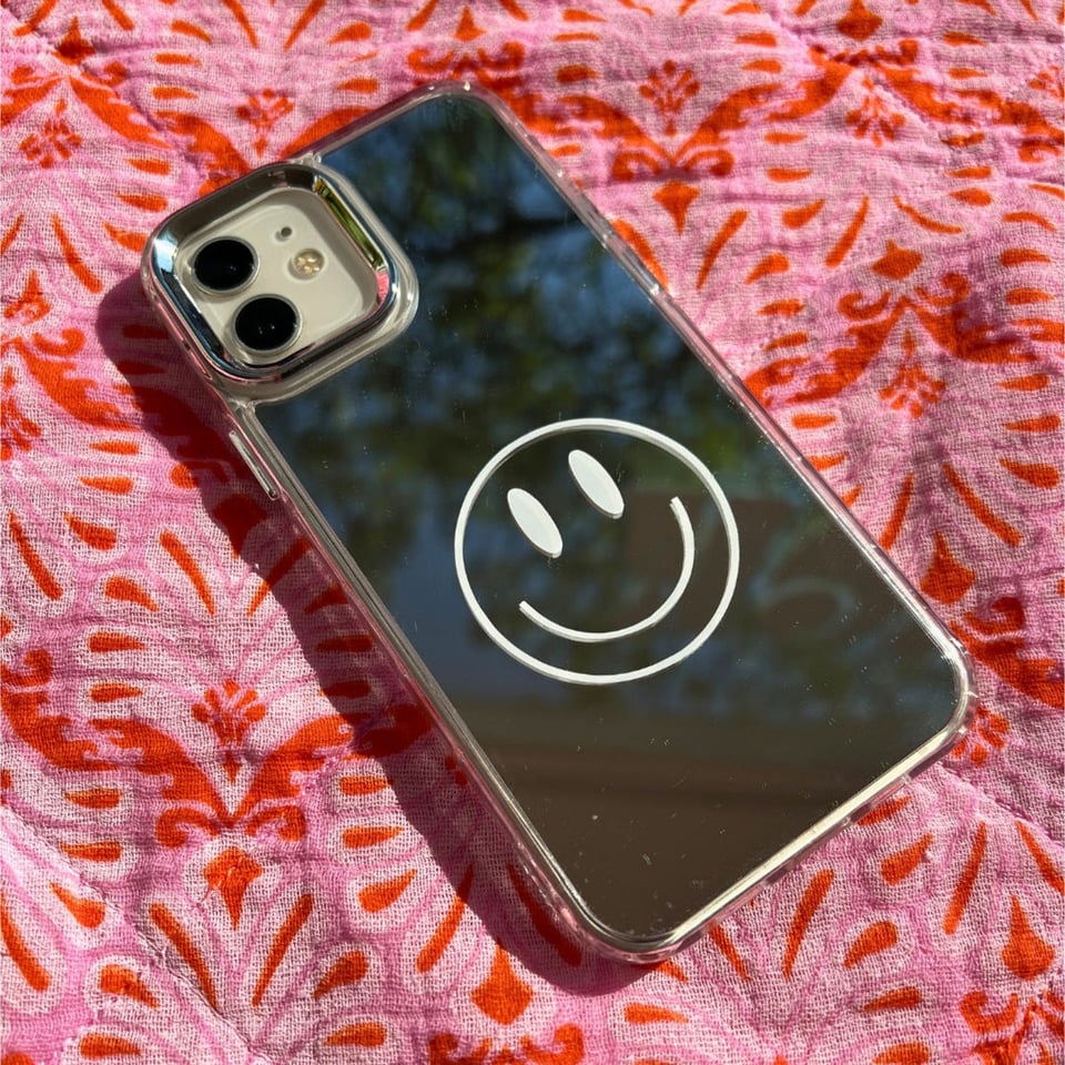 Smiley iPhone hoesje  Mirror case