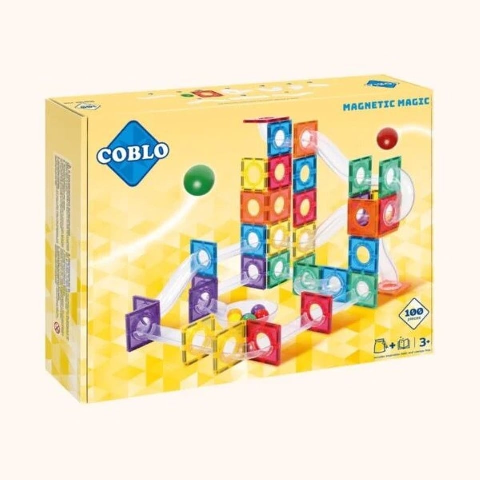 Coblo Magnetic Magic Marble Run 100 Stuks