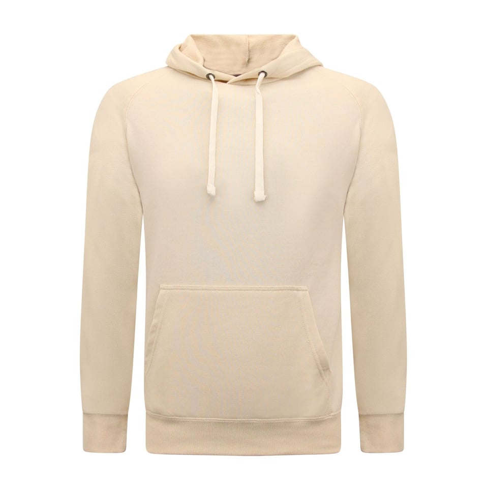 Hoodie Heren - Sweat Shorts Heren - SET - Beige