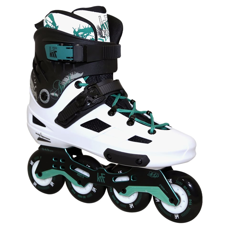 The New Urban Concept KRF Krf Freeskate Angel 4x80 Wit/Groen